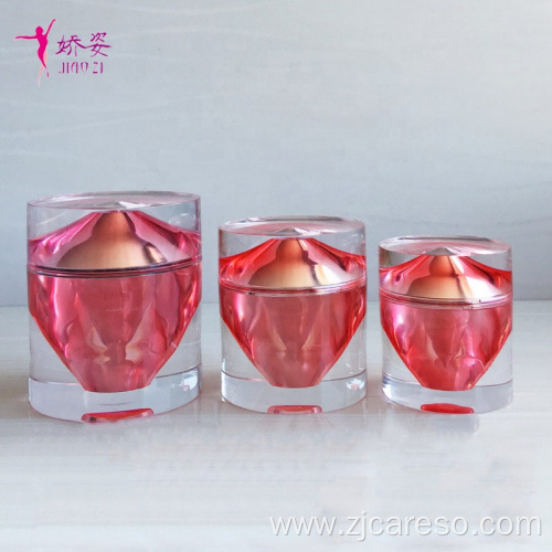 New Design Elegant Acrylic Cosmetic Packaging Plastic Jar